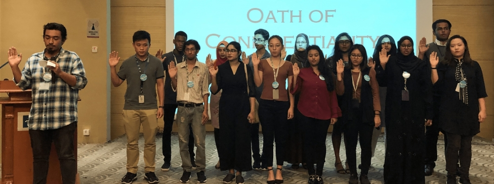 OATH TAKING CEREMONY – PEER COUNSELLORS & STUDENT VOLUNTEERS