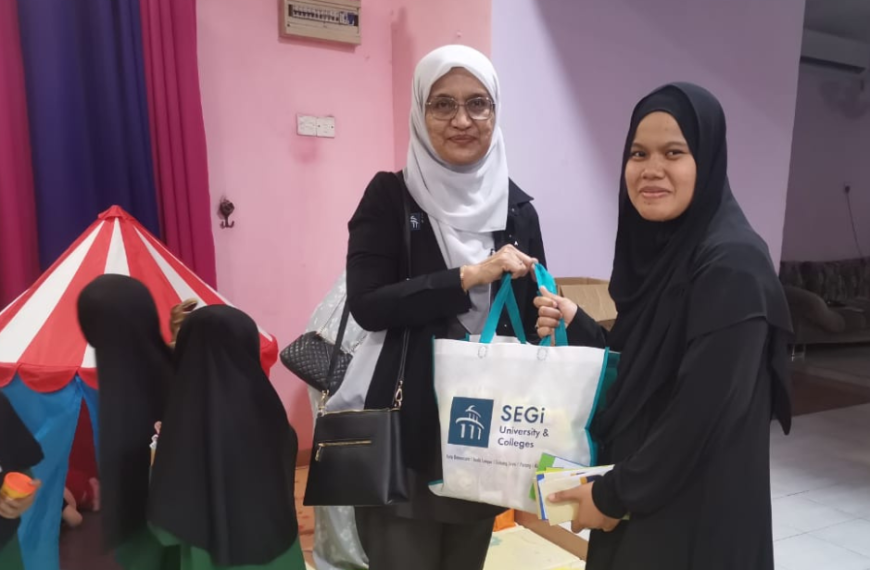 SEGians mencurahkan kasih sayang kepada anak-anak yatim