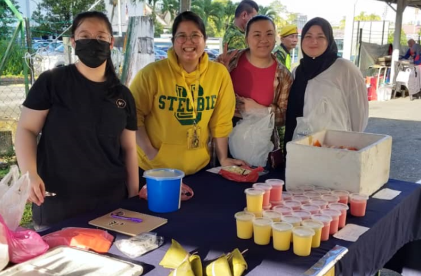 Pelajar memberi inspirasi kepada harapan dan perubahan di pesta amal