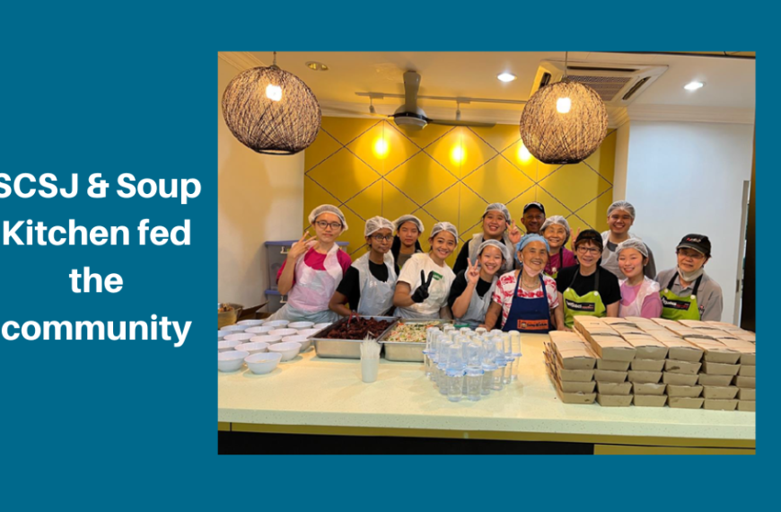 SCSJ & Soup Kitchen memberi makan kepada masyarakat