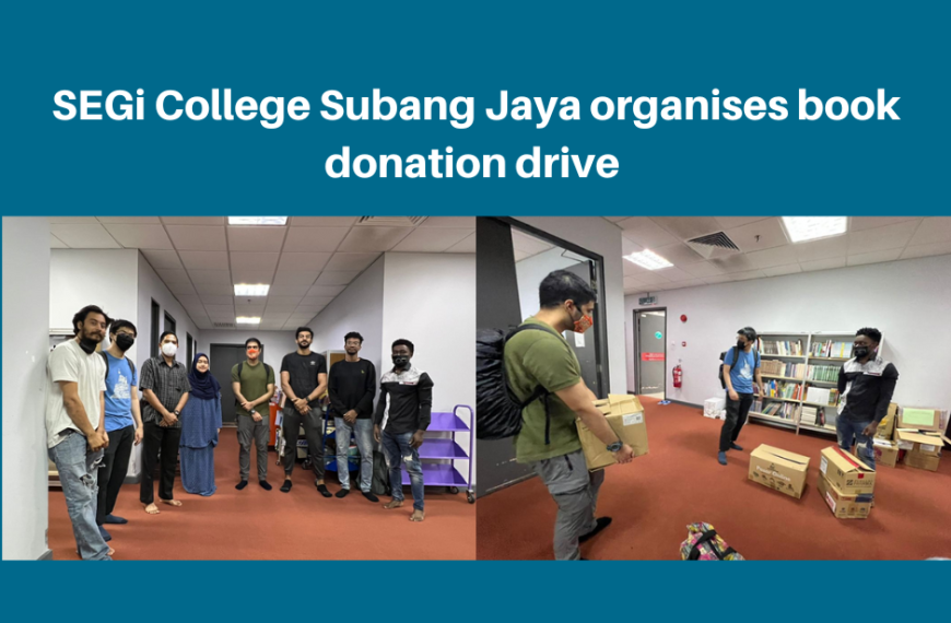 Kolej SEGi Subang Jaya menganjurkan kempen sumbangan buku