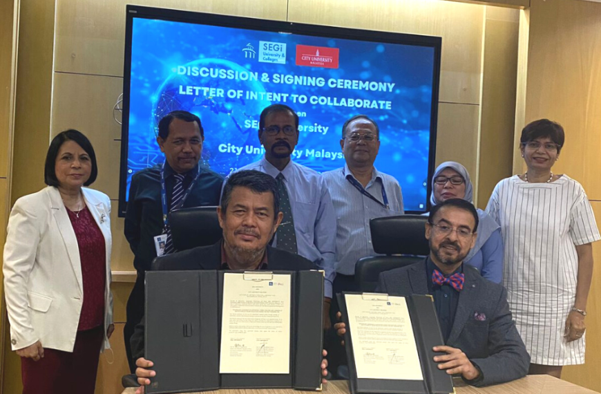 SEGi University menerajui pembelajaran hibrid dengan perkongsian City University Malaysia