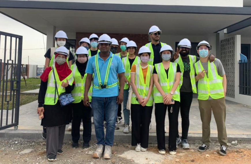 Mengambil pembelajaran di luar bilik darjah dengan lawatan teknikal ke projek Elmina Green