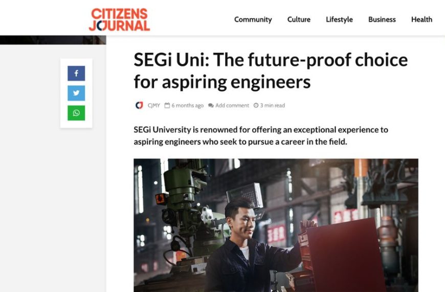 SEGi Uni: Pilihan kalis masa depan untuk bakal jurutera
