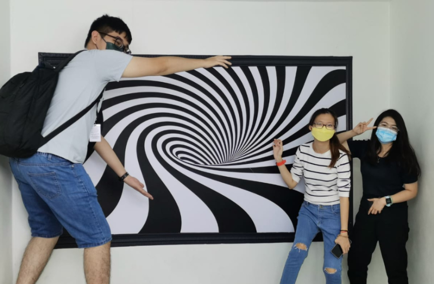 IT 学生在 3D Trick 艺术博物馆深入研究大数据