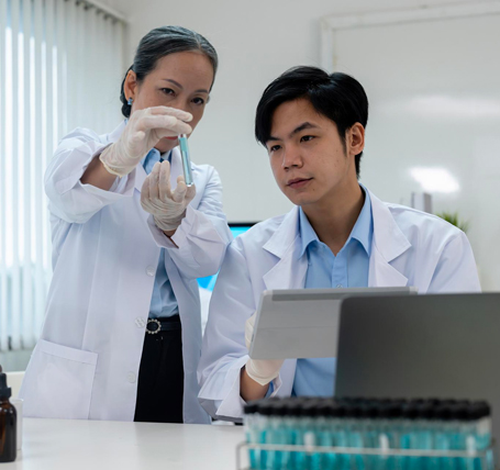 Allied Health Science students in hands on training at SEGi University and Colleges
