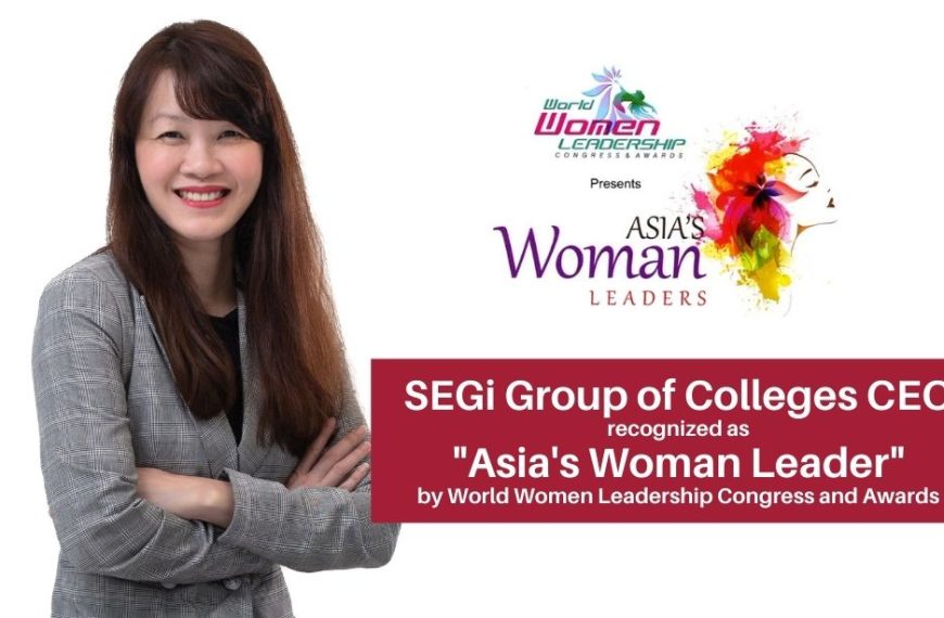 Ketua Pegawai Eksekutif SEGi Group of Colleges memenangi Anugerah Pemimpin Wanita Asia