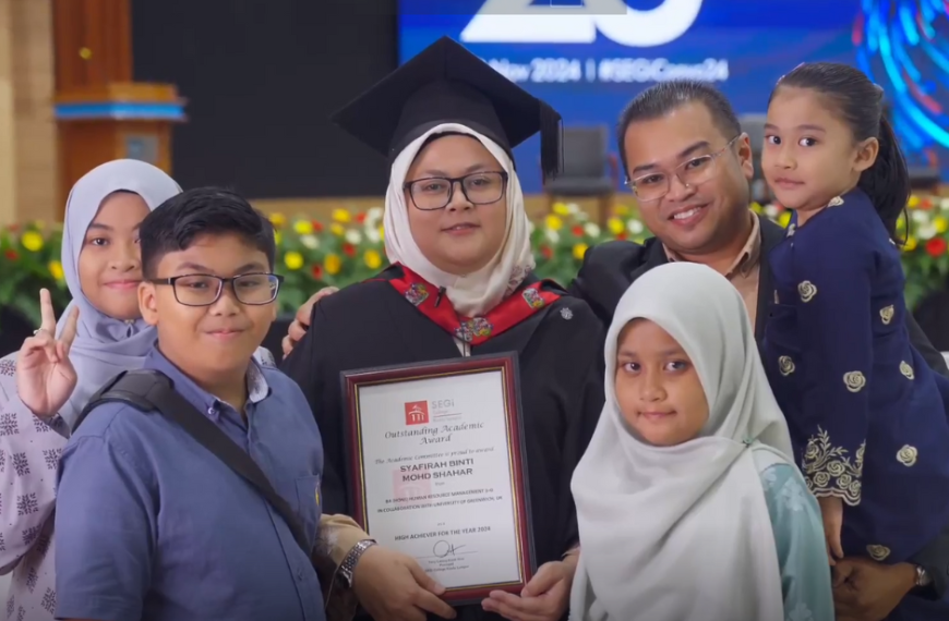 Kepujian Kelas Pertama Di Tengah Badai: Pelajar SEGi, Syafirah yang Tidak Berbelah bahagi dalam Pendidikan