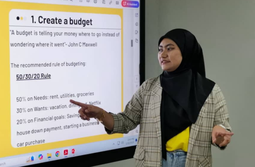 Belia Aktif Menyertai Bengkel Literasi Kewangan