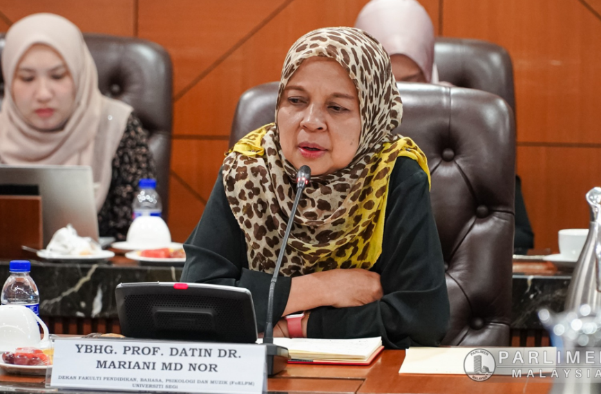 Datin Prof Dr Mariani 将幼儿教育放在其应有的位置:将幼儿教育放在议程的首位