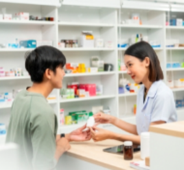 Pharmacy faculty working with students at SEGi University and Colleges