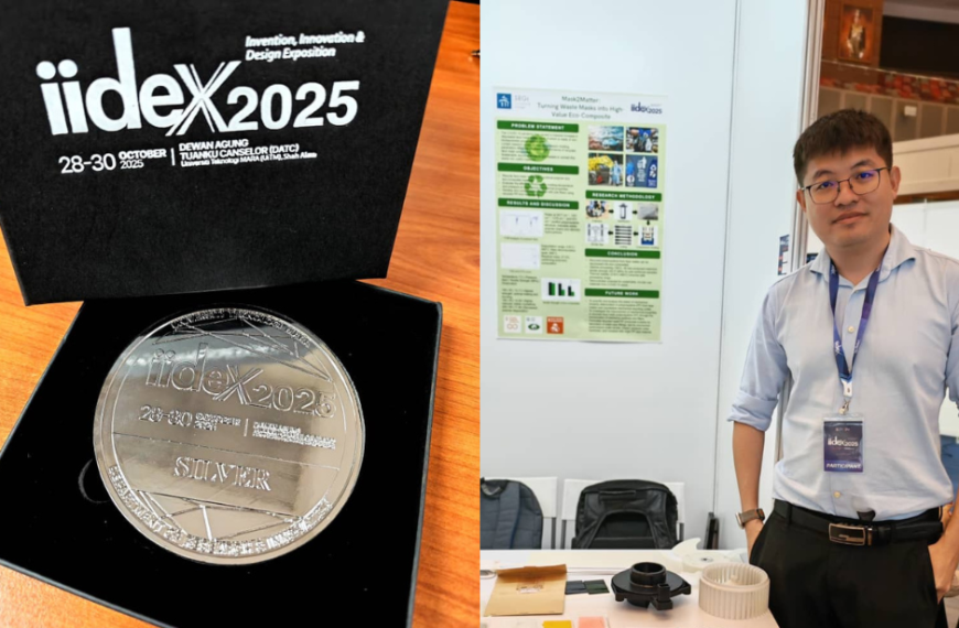 From Mask Waste to Eco Composites: MASK2MATTER Wins Silver at IIDEX 2025