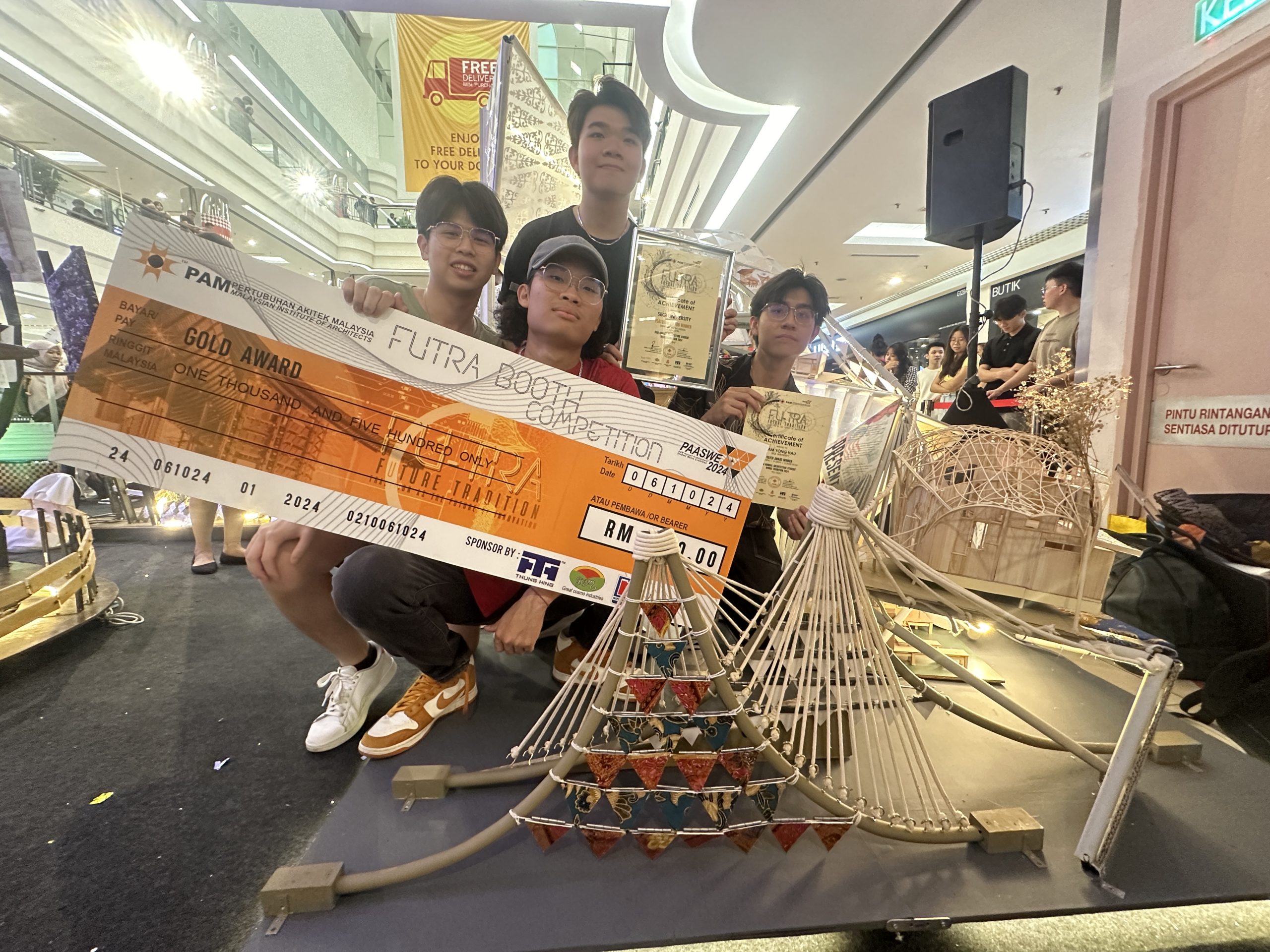 Architecture students in hands on training at SEGi University and Colleges